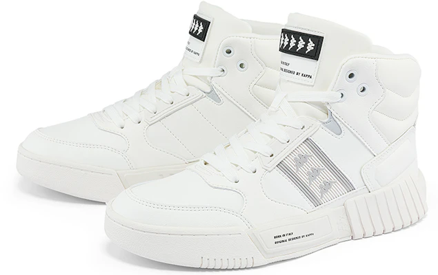 Kappa ハイカットスニーカー 白/グレー K0BZ5CC34-012 Lookbook Kappa ハイカットスニーカー 白/グレー K0BZ5CC34-012