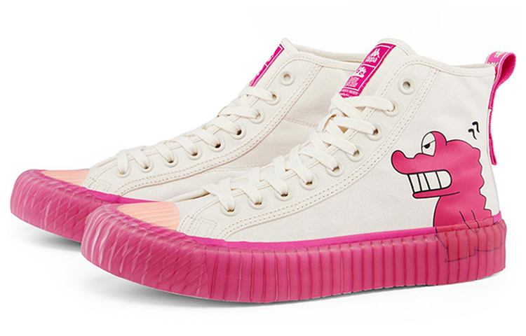 Kappa High-Top Sneaker 'White Pink' 圖 3