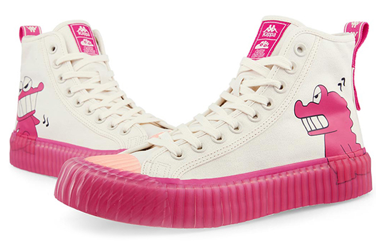 Kappa High-Top Sneaker 'White Pink' 圖 4