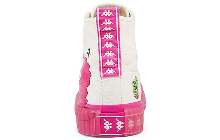 Kappa High-Top Sneaker 'White Pink' 圖 5