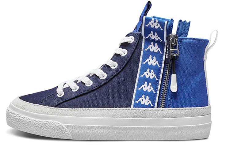 Kappa High-Top Sneakers 'Blue and White'