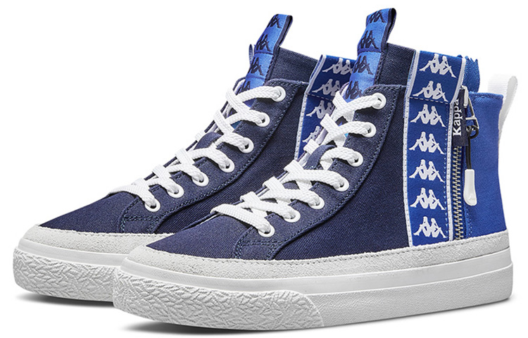 Kappa High-Top Sneakers 'Blue and White' 圖 3