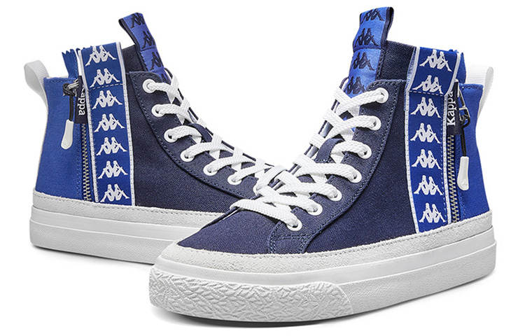 Kappa High-Top Sneakers 'Blue and White' 圖 4