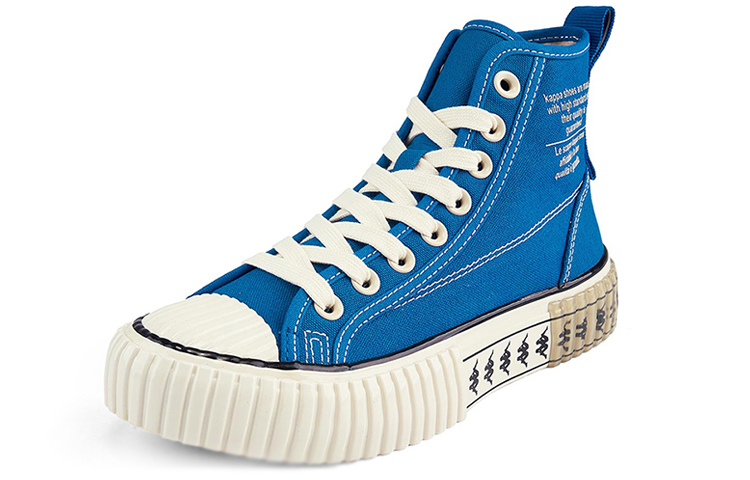 Kappa High-Top Sneakers 'Blue Stripes' 圖 2