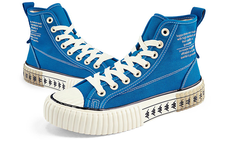 Kappa High-Top Sneakers 'Blue Stripes' 圖 4