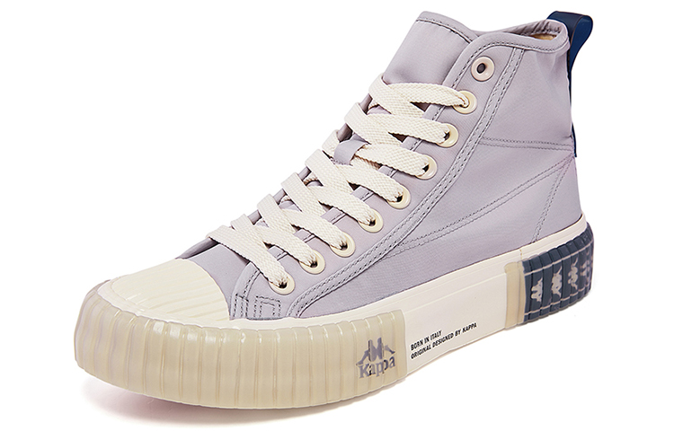 Kappa High-Top Sneakers 'Grey White' 圖 2