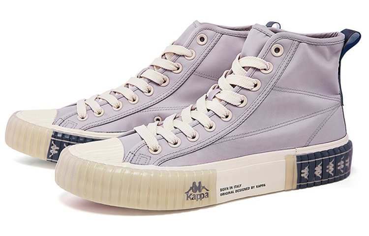 Kappa High-Top Sneakers 'Grey White' 圖 3