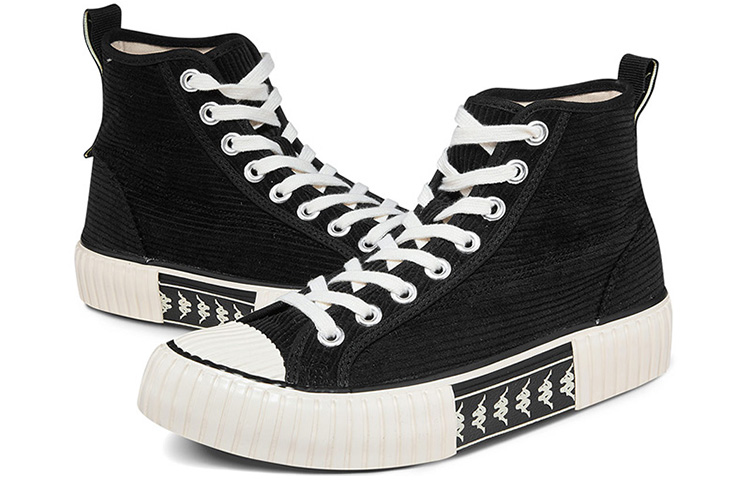 Kappa High-Top Velvet 'Black Stripes' 圖 4
