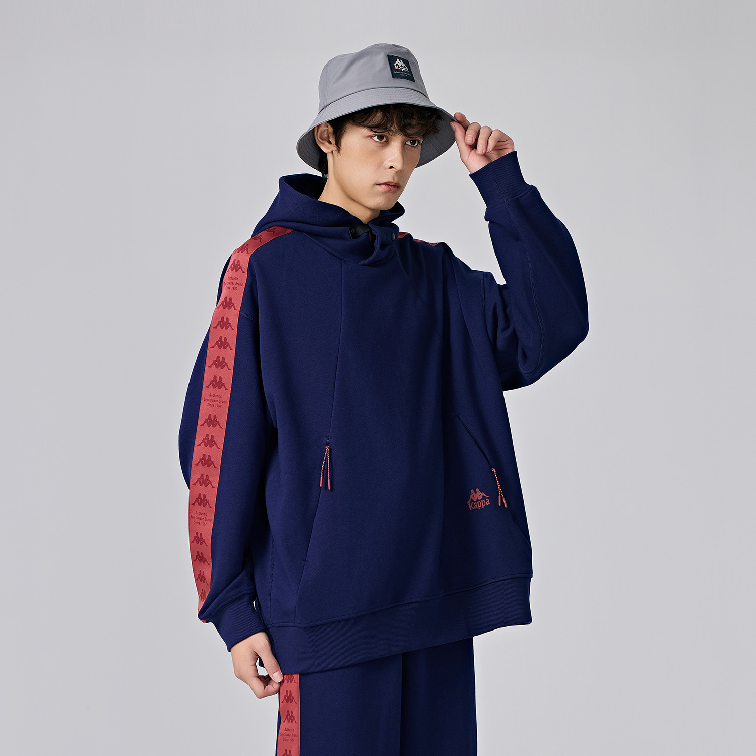 Kappa Hoodie Knitted Pullover Sweatshirt Casual Long Sleeve Multi-Color K0E72MT61 圖 11