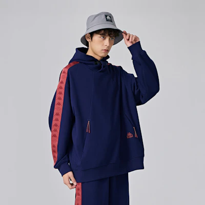 Kappa Hoodie Knitted Pullover Sweatshirt Casual Long Sleeve Multi-Color K0E72MT61 3