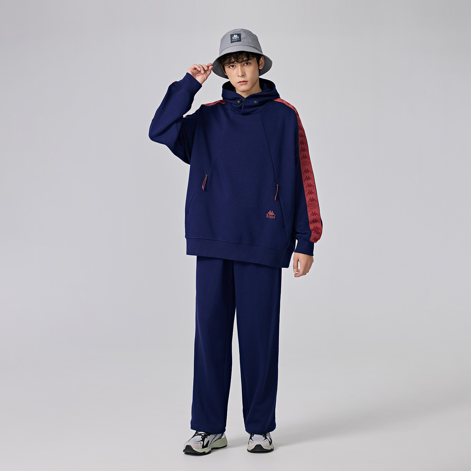 Kappa Hoodie Knitted Pullover Sweatshirt Casual Long Sleeve Multi-Color K0E72MT61 圖 12