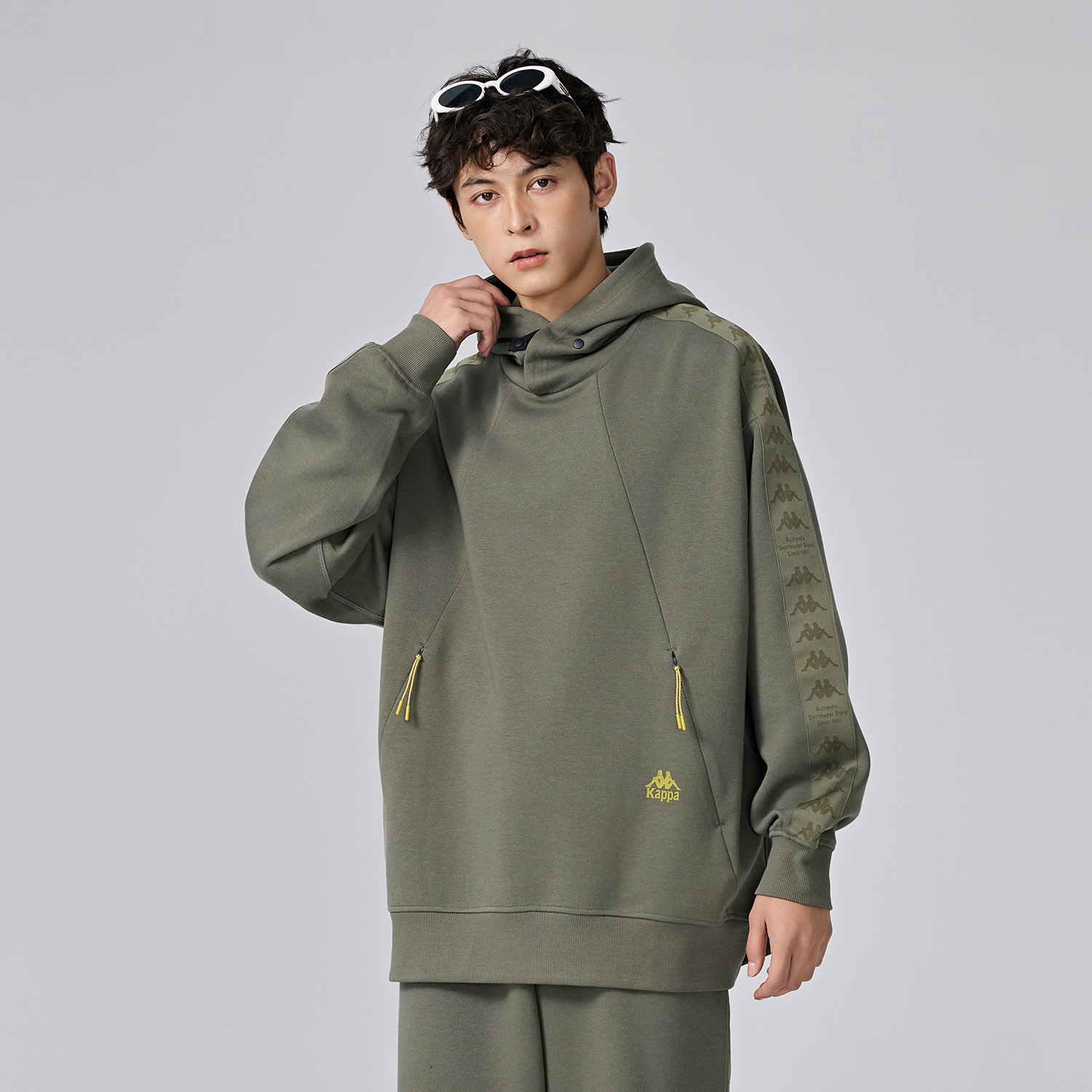 Kappa Hoodie Knitted Pullover Sweatshirt Casual Long Sleeve Multi-Color K0E72MT61 圖 4