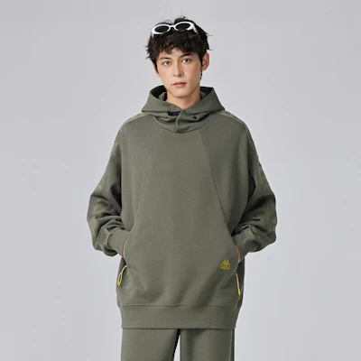 Kappa Hoodie Knitted Pullover Sweatshirt Casual Long Sleeve Multi-Color K0E72MT61 Details for Kappa Hoodie Knitted Pullover Sweatshirt Casual Long Sleeve Multi-Color K0E72MT61