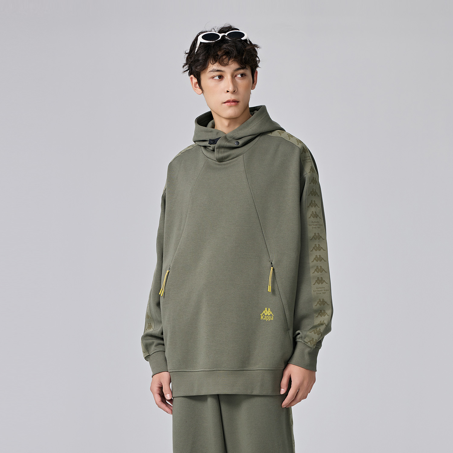 Kappa Hoodie Knitted Pullover Sweatshirt Casual Long Sleeve Multi-Color K0E72MT61 圖 7