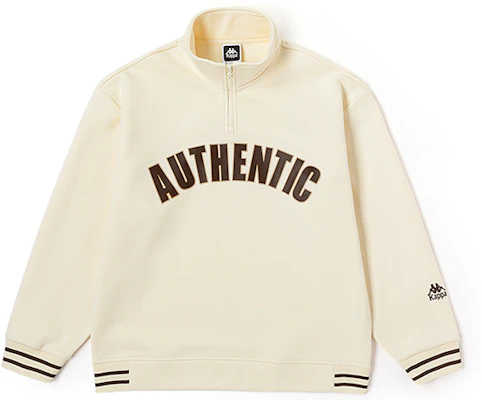 Kappa Knit Pullover Half-Zip Fleece Sweatshirt Unisex Letter Print Casual Wear K0DZ2WT02D Buy Kappa Knit Pullover Half-Zip Fleece Sweatshirt Unisex Letter Print Casual Wear K0DZ2WT02D