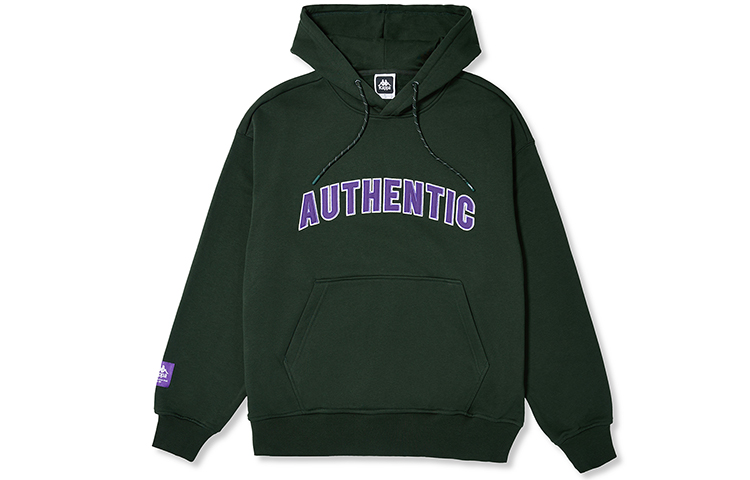 Kappa Knit Pullover Hoodie Letter Print Fleece Casual Sweatshirt Long Sleeve K0D72MT83