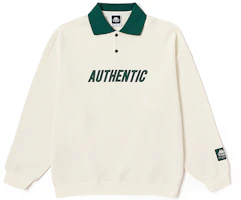 Kappa Knit Pullover Polo-Collar Unisex Long-Sleeve Casual Sweatshirt K0DY2WT03D Kappa Knit Pullover Polo-Collar Unisex Long-Sleeve Casual Sweatshirt K0DY2WT03D