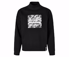 Kappa Letter Print High Neck Loose Pullover Sweatshirt Unisex K0AY2WT66D Kappa Letter Print High Neck Loose Pullover Sweatshirt Unisex K0AY2WT66D