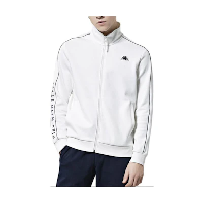 Kappa Letter Print High Neck Zip-Up Sweatshirt Casual Series K0A12WK12