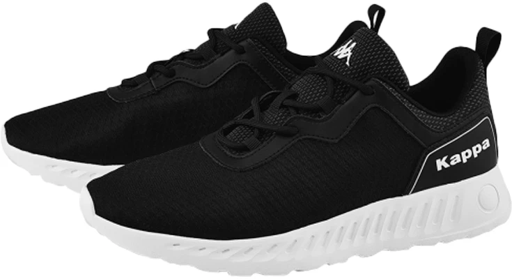 Kappa Lightweight Breathable Sneakers 'Black White' K0A55MQ40-990 Order Kappa Lightweight Breathable Sneakers 'Black White' K0A55MQ40-990