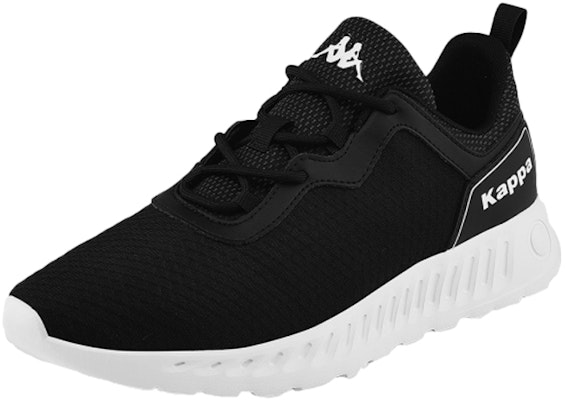 Kappa Lightweight Breathable Sneakers 'Black White' K0A55MQ40-990 Lookbook Kappa Lightweight Breathable Sneakers 'Black White' K0A55MQ40-990
