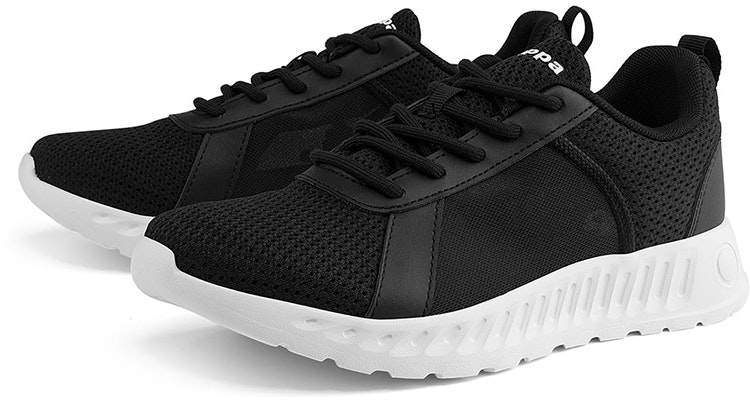 Kappa Lightweight Breathable Sneakers 'Black White' K0BX5MQ05-990 Shop Kappa Lightweight Breathable Sneakers 'Black White' K0BX5MQ05-990