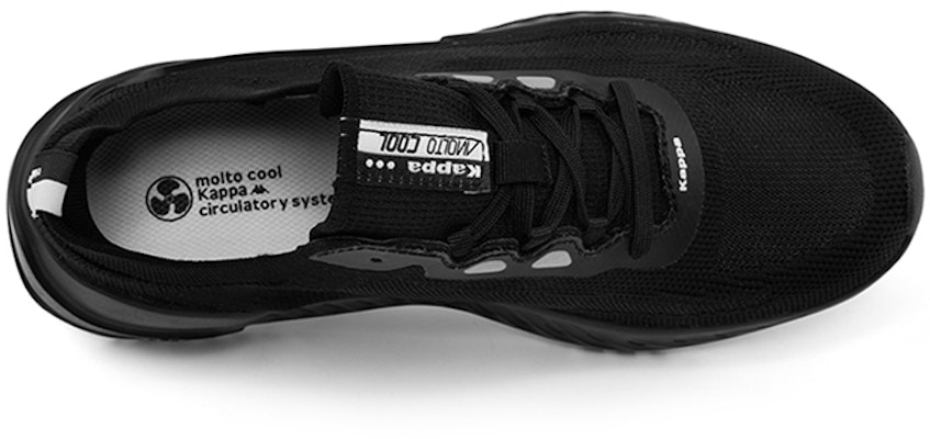 Kappa 軽量ランニングシューズ (黒/ユニセックス) K0AW5MQ36-990 Shop Kappa 軽量ランニングシューズ (黒/ユニセックス) K0AW5MQ36-990