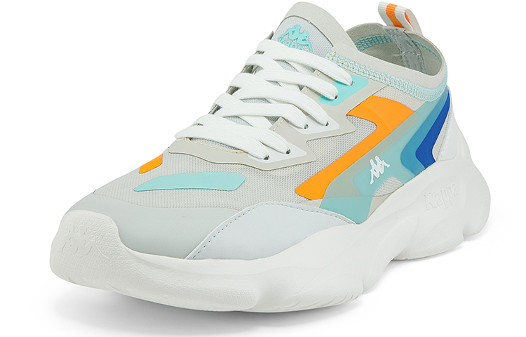 Order Kappa Sneakers Ringan 'Putih Abu-Abu' K0B35MQ04-1008
