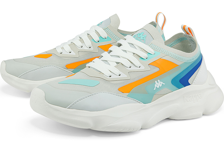 Shop Kappa Sneakers Ringan 'Putih Abu-Abu' K0B35MQ04-1008