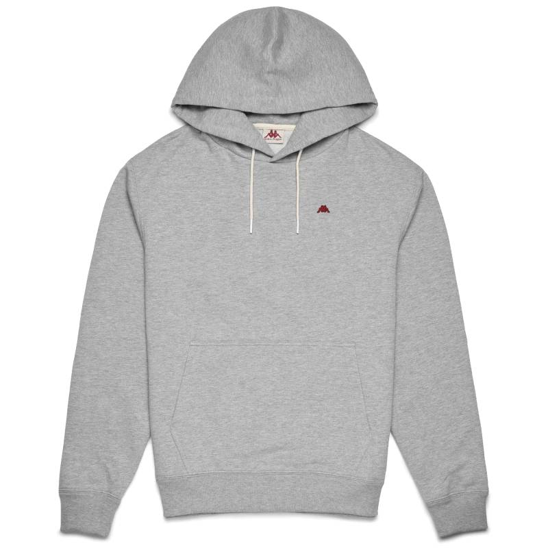Kappa Logo Hoodie Long Sleeve Gray 66113BW-S47