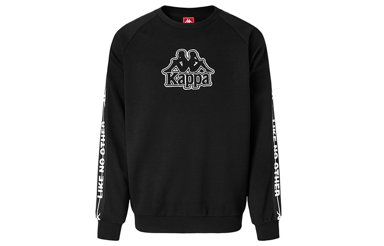 Kappa Logo Print Knit Pullover Sweatshirt for Men K0A52WT66D