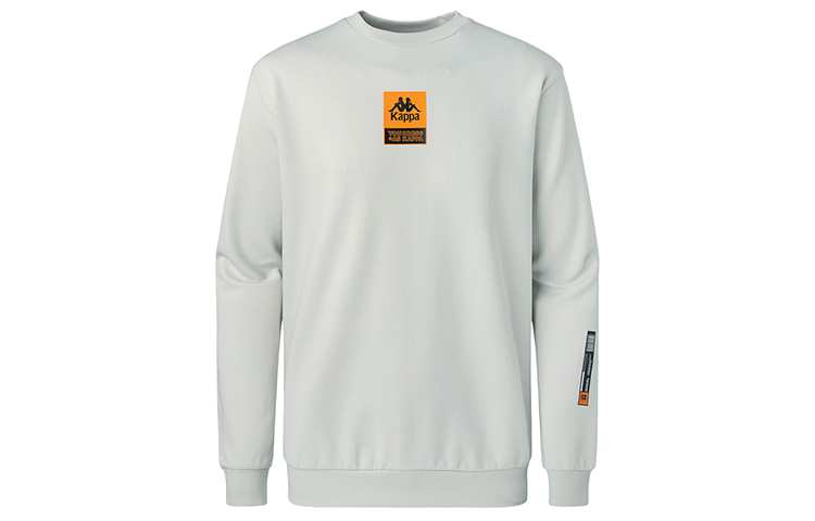 Kappa Logo Print Knitted Pullover Crewneck Sweatshirt for Men K0B12WT31D