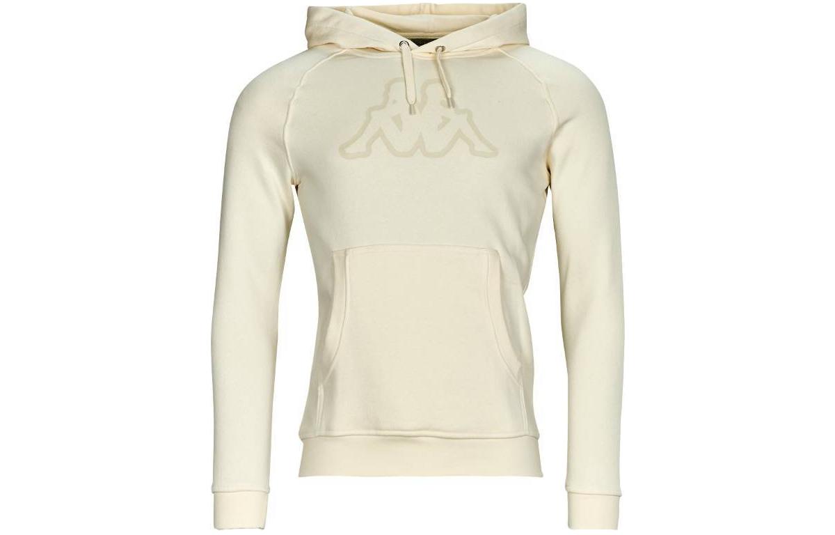 Kappa Logo Print Slim Fit Hoodie Light Yellow 303WEP0A0V