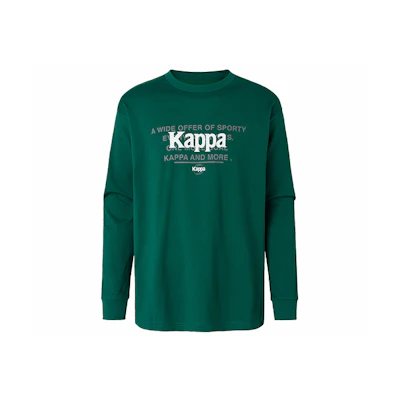 Kappa Logo Printed Crewneck Pullover Sweatshirt for Men K0B12TC03D