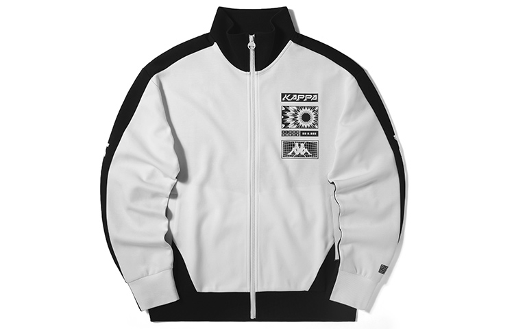 Kappa Logo Printed Drop Shoulder Track Jacket Unisex K0AY2WK01F