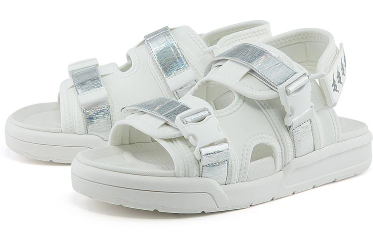 Kappa Logo Tape Sandal 'White' 圖 5
