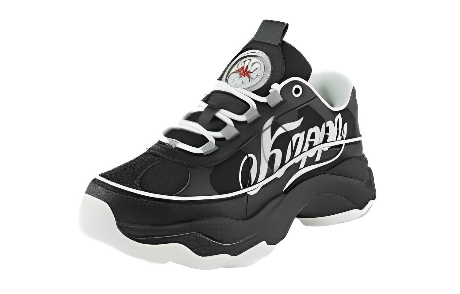 Kappa Low-Top 'Black and White' K0BZ5MM65D-990