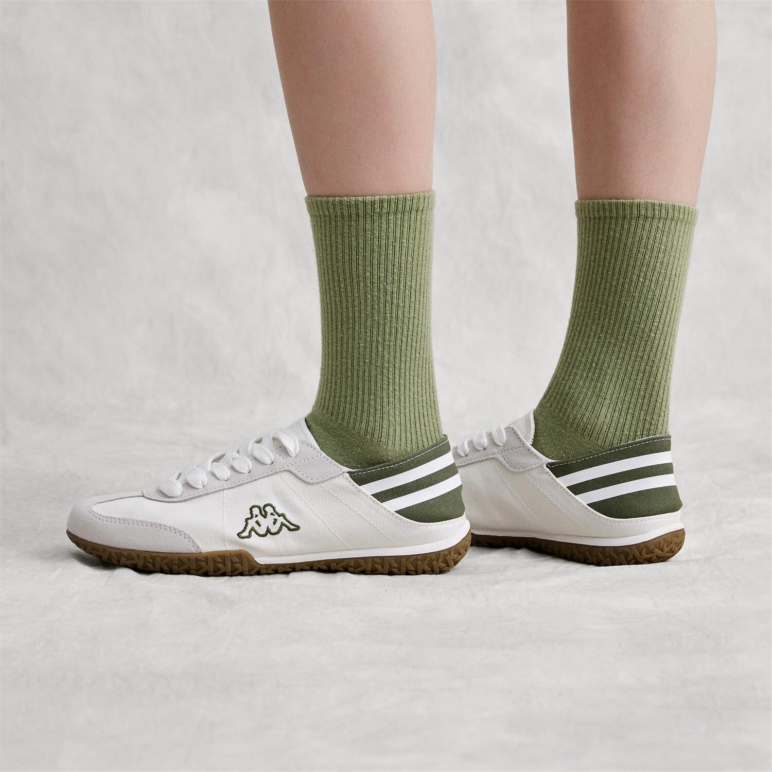 Cheap Kappa 織物 時尚舒適 耐磨輕便 低筒 生活休閒鞋 男女同款 白綠