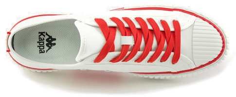 Kappa ローカット 白×赤 K0BX5VS08D-012A Shop Kappa ローカット 白×赤 K0BX5VS08D-012A