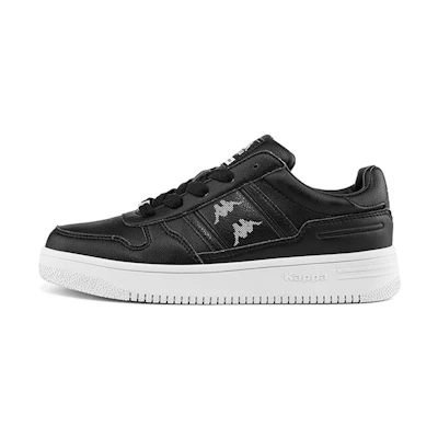 Kappa Low-Top Casual Skateboard Sneakers 'Black Monochrome'