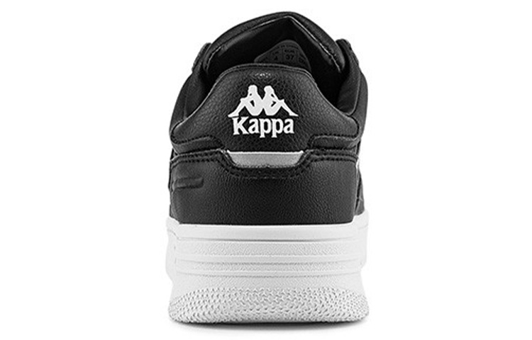Kappa Low-Top Casual Skateboard Sneakers 'Black Monochrome' 圖 4