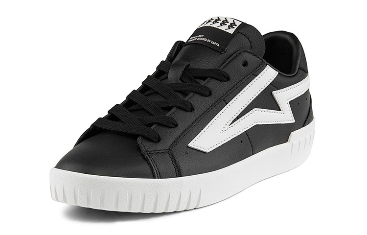 Kappa Low-Top Casual Sneaker 'Black and White' 圖 2
