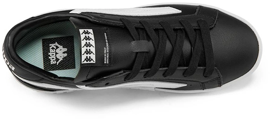 Kappa Sneaker Kasual Rendah 'Hitam dan Putih' K0BW5CC28-990 Lookbook Kappa Sneaker Kasual Rendah 'Hitam dan Putih' K0BW5CC28-990