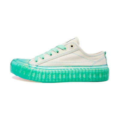 Kappa Low-Top Casual Sneakers 'White Green'
