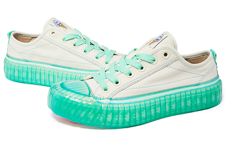 Kappa Low-Top Casual Sneakers 'White Green' 圖 3