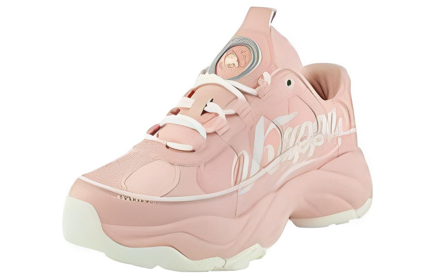Kappa Low-Top Dad Shoes 'Pink White'