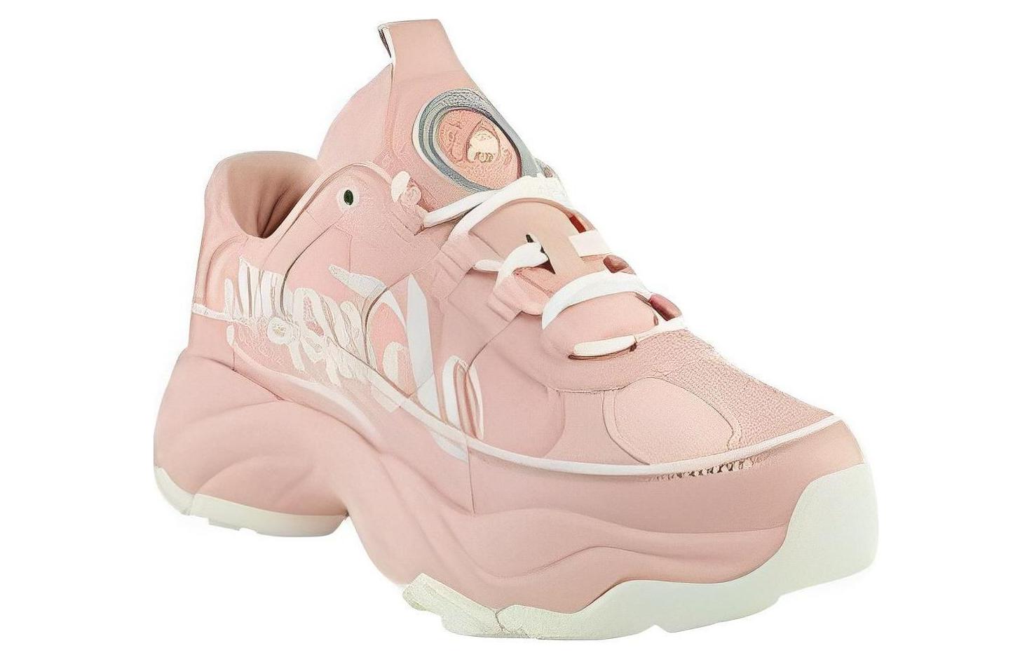 Kappa Low-Top Dad Shoes 'Pink White' 圖 2