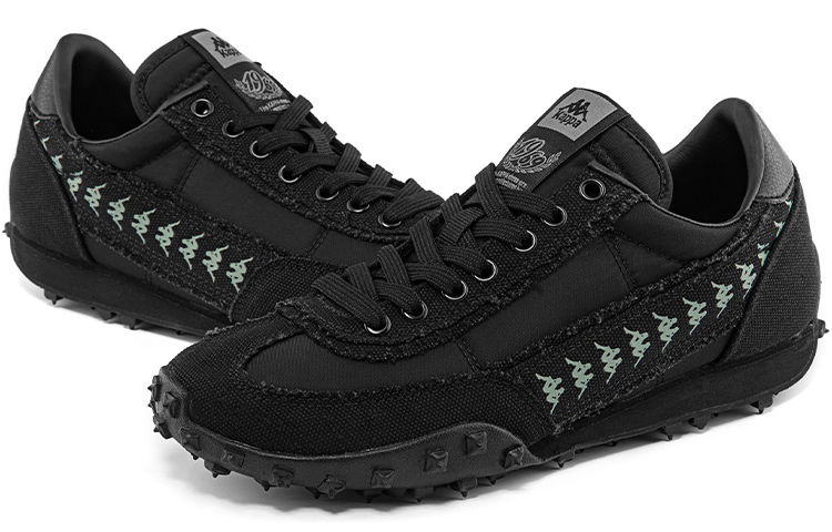 Kappa Low-Top Running Shoes 'Black Retro Sport Casual' 圖 4