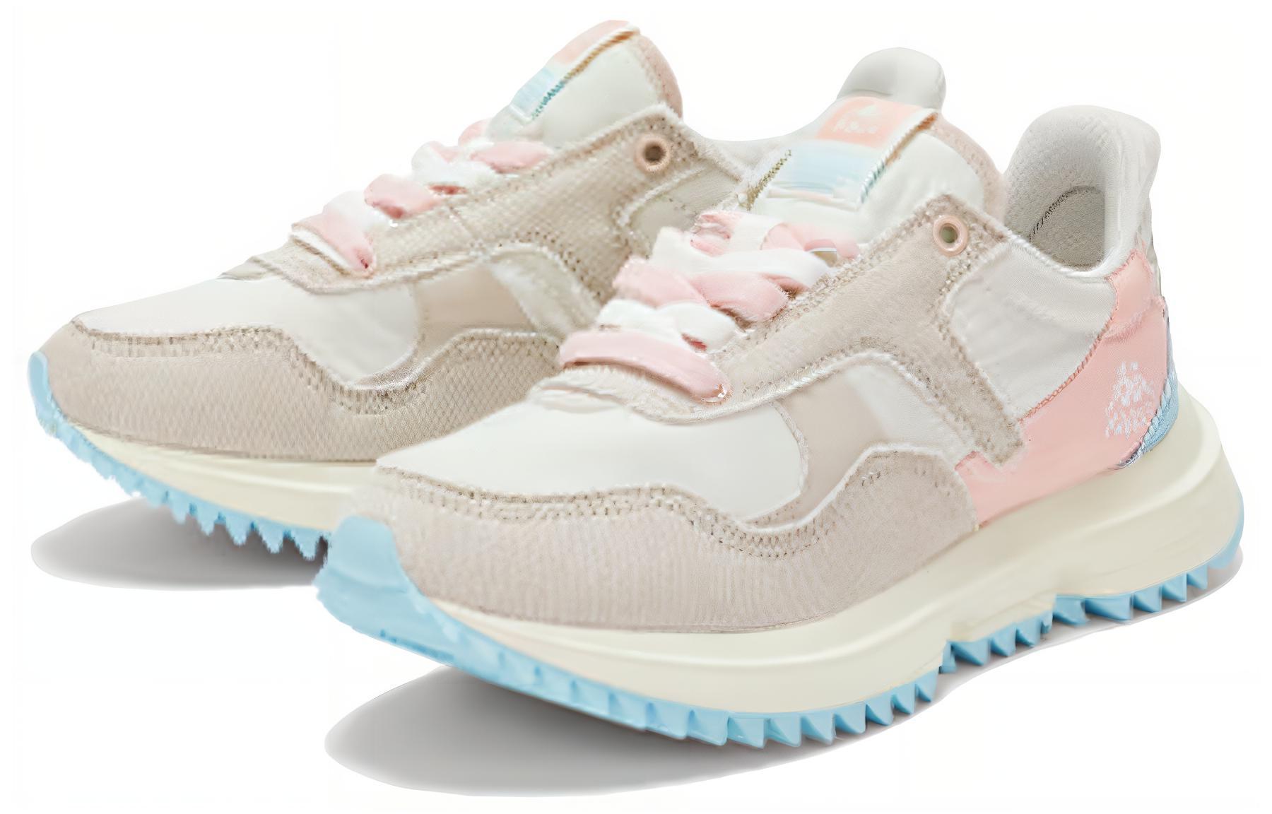 Kappa Low-Top Running Shoes 'Grey White Pink'