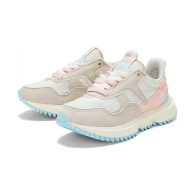 Kappa Low-Top Running Shoes 'Grey White Pink'